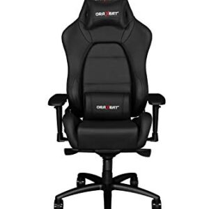 Siège Gamer ORAXEAT TK1000 avec Coussin Mousse à Mémoire – Noir