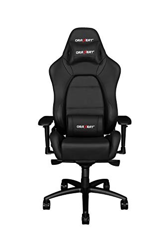 Siège Gamer ORAXEAT TK1000 avec Coussin Mousse à Mémoire – Noir