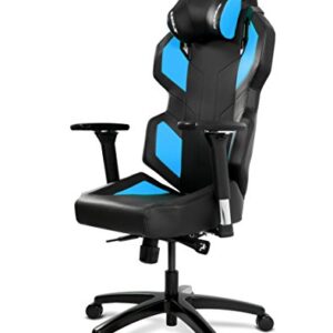 Siège Gamer Quersus Evos 302 Simili Cuir Noir Bleu S-L