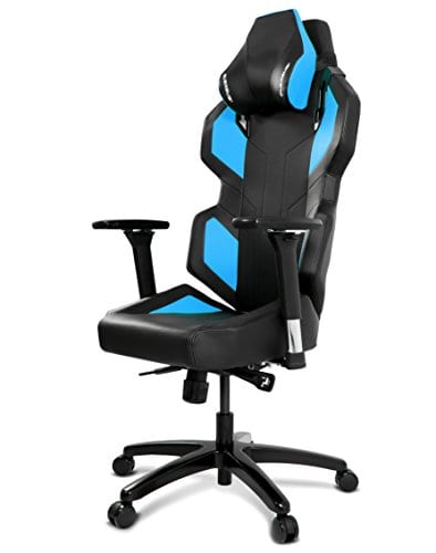 Siège Gamer Quersus Evos 302 Simili Cuir Noir Bleu S-L