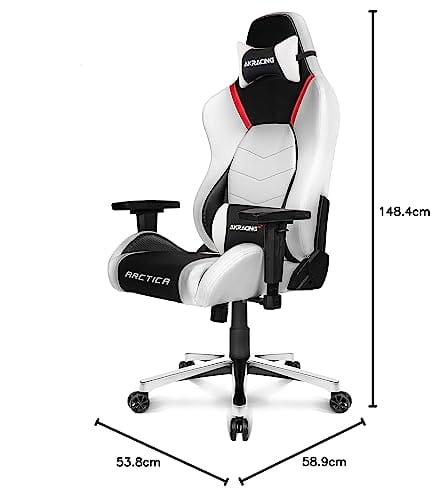 Siège Gaming AKRacing Masters Série Premium AK-Premium-Arctica – Taille Unique