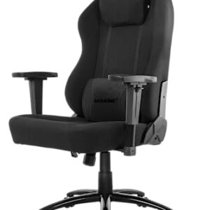 Siège Gaming AKRacing Opal – Tissu Noir pour Bureau