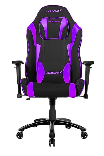 Siège de Jeu AKRacing EX-Wide Special Edition Noir Violet pour PC