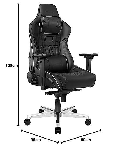 Siège de Jeu AKRacing Pro PC Capitonné Noir – Confort Optimal