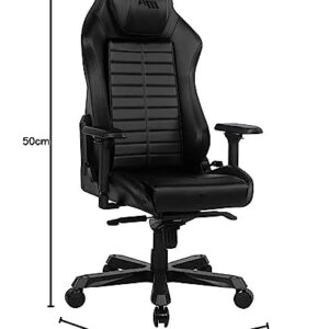 Silla Gaming DXRACER Master Racer en Cuir Synthétique Noir – Taille Unique