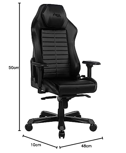 Silla Gaming DXRACER Master Racer en Cuir Synthétique Noir – Taille Unique