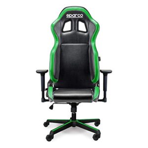 Fauteuil de Bureau/Gaming SPARCO Grip Noir/Sky Vert – Confort et Style