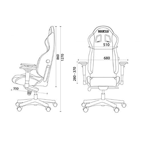 Fauteuil de Bureau/Gaming SPARCO Grip Noir/Sky Vert – Confort et Style