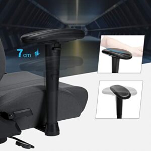 Songmics RCG13G : Chaise Gamer Hauteur Réglable pour Bureau et Ordinateur