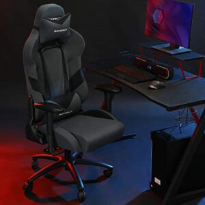 Songmics RCG13G : Chaise Gamer Hauteur Réglable pour Bureau et Ordinateur