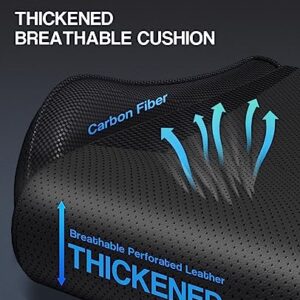 Soontrans Chaise Gaming Racing: Fauteuil Massant avec Soutien Lombaire Noir