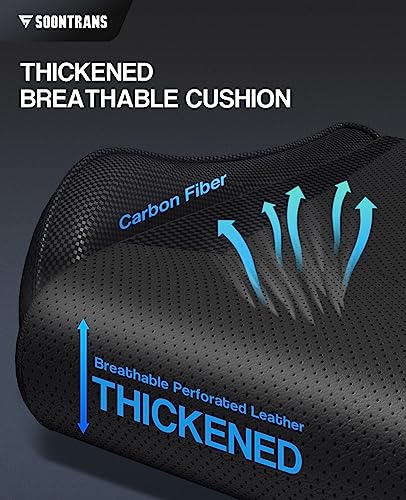 Soontrans Chaise Gaming Racing: Fauteuil Massant avec Soutien Lombaire Noir