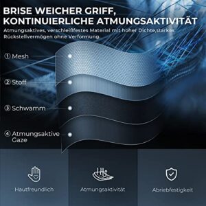 Vigosit Chaise Gaming Ergonomique Inclinable avec Accoudoirs et Repose-Pieds Noir