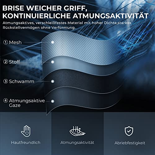 Vigosit Chaise Gaming Ergonomique Inclinable avec Accoudoirs et Repose-Pieds Noir