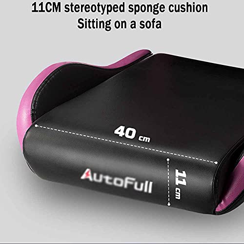 WHOJA Fauteuil Gamer 155° avec Support Lombaire en Faux Cuir – Rose Noir