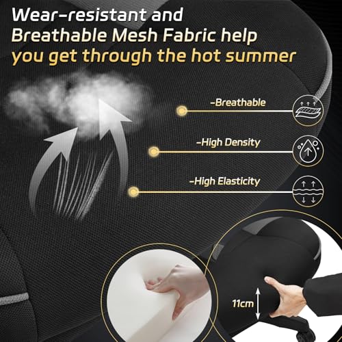 WOLTU Fauteuil Gaming Ergonomique Noir et Gris pour Grande Taille