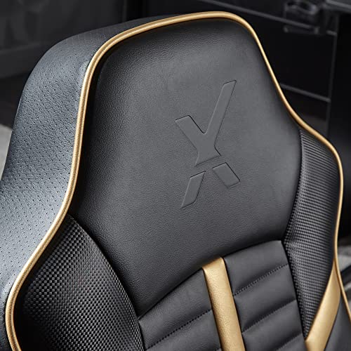 X-Rocker Olympus 4.1 : Chaise Gaming avec Enceintes Bluetooth Noir et Or
