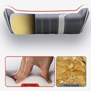 Chaises de jeu FACAI avec repose-pieds et dossier réglable, noir/gris