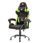 iTek RHOBUS FF10 : Fauteuil Gamer Ergonomique Noir et Vert avec Support Lombaire