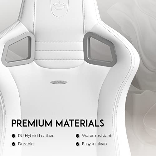 noblechairs Epic Blanc : Chaise Gaming Ergonomique pour Bureau et Loisirs