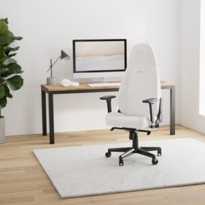 noblechairs Icon White Edition – Chaise Gaming Ergonomique 150kg avec Coussin Inclus