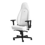 noblechairs Icon White Edition - Chaise Gaming Ergonomique 150kg avec Coussin Inclus
