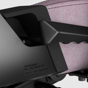 Détail du siège Secretlab 2022/2023, design ergonomique et finitions premium.